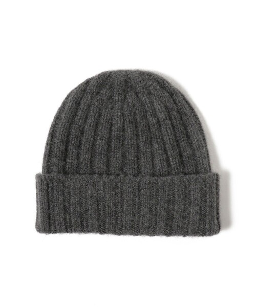 fennica（フェニカ）の「cableami / CASHMERE RIB W/CAP カシミアワッチキャップ（ニットキャップ/ビーニー・レディース・ロイヤルブルー/オリーブ/グレー・ONE SIZE）」の7枚目の写真