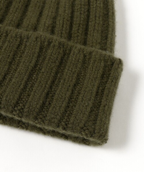 fennica（フェニカ）の「cableami / CASHMERE RIB W/CAP カシミアワッチキャップ（ニットキャップ/ビーニー・レディース・ロイヤルブルー/オリーブ/グレー・ONE SIZE）」の10枚目の写真