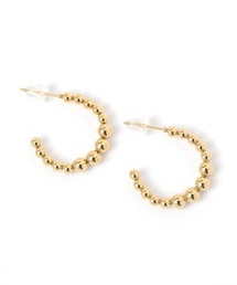 ステンレス / ボールチェーンピアス