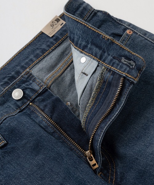 Levi's（リーバイス）の「【Levi’s/リーバイス】505 レギュラーストレート ストレッチ　5ポケット デニム/505 REGULAR STRAIGHT STRETCH DENIM/ジーンズ【ウォッシュ加工】（デニムパンツ・メンズ・ワンウォッシュ/ダークインディゴブルー/ライトインディゴブルー・28inch/29inch/30inch/31inch/32inch/33inch/34inch/36inch）」の11枚目の写真