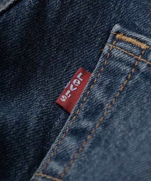 Levi's（リーバイス）の「【Levi’s/リーバイス】505 レギュラーストレート ストレッチ　5ポケット デニム/505 REGULAR STRAIGHT STRETCH DENIM/ジーンズ【ウォッシュ加工】（デニムパンツ・メンズ・ワンウォッシュ/ダークインディゴブルー/ライトインディゴブルー・28inch/29inch/30inch/31inch/32inch/33inch/34inch/36inch）」の13枚目の写真