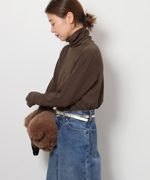 JOURNAL STANDARD relume(ジャーナルスタンダード レリューム)の「ソフトベアテレコタートル(Tシャツ/カットソー・レディース・ブラウン/ホワイト/ブラック・FREE)」の17枚目の写真