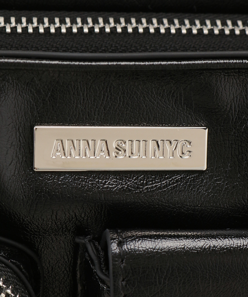 anna sui nyc(アナ スイ エヌ ワイ シー)の「追加【ANNA SUI NYC/ アナスイエヌワイシー】マルチポケットチビバッグ(ハンドバッグ・レディース・シルバー/レッド/A/ブラック・FREE)」の12枚目の写真