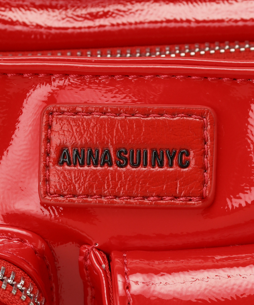anna sui nyc(アナ スイ エヌ ワイ シー)の「追加【ANNA SUI NYC/ アナスイエヌワイシー】マルチポケットチビバッグ(ハンドバッグ・レディース・シルバー/レッド/A/ブラック・FREE)」の13枚目の写真