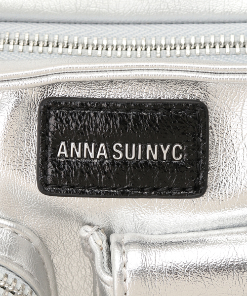 anna sui nyc(アナ スイ エヌ ワイ シー)の「追加【ANNA SUI NYC/ アナスイエヌワイシー】マルチポケットチビバッグ(ハンドバッグ・レディース・シルバー/レッド/A/ブラック・FREE)」の14枚目の写真
