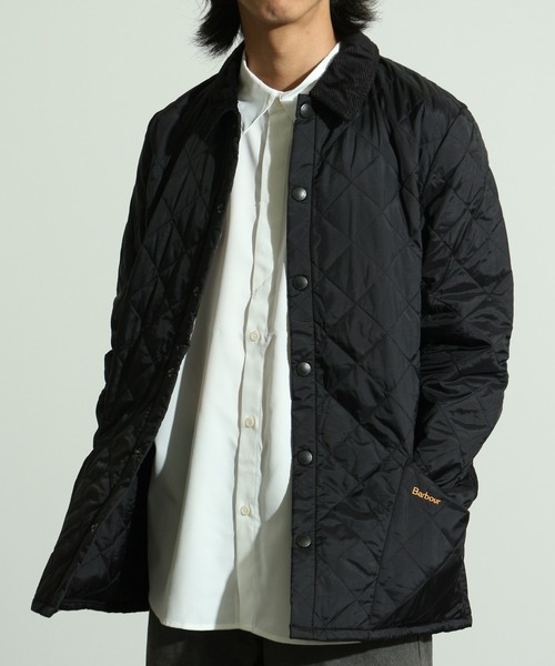 Barbour(バブアー)の「【BARBOUR/バブアー】Liddesdale quilt Jacket/リデスデイル キルティング ブルゾン(ダウンジャケット/コート・メンズ・ネイビー/ブラック/オリーブ・S/M/L/XL)」の4枚目の写真