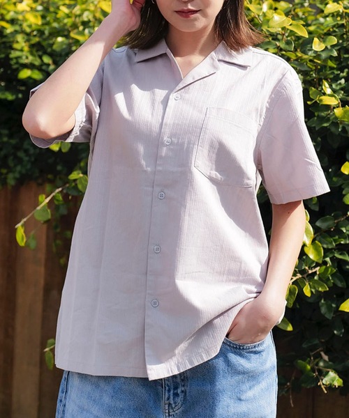 BANKS(バンクス)の「SS SHIRT/BANKS JOURNAL/バンクスジャーナル 無地半袖Tシャツ(シャツ/ブラウス・メンズ・ライトグレー/グリーン系その他/ダークブラック・X-LARGE/LARGE/MEDIUM)」の1枚目の写真