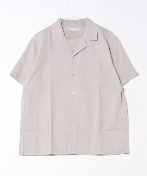 BANKS(バンクス)の「SS SHIRT/BANKS JOURNAL/バンクスジャーナル 無地半袖Tシャツ(シャツ/ブラウス・メンズ・ライトグレー/グリーン系その他/ダークブラック・X-LARGE/LARGE/MEDIUM)」の10枚目の写真