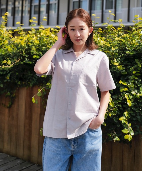 BANKS(バンクス)の「SS SHIRT/BANKS JOURNAL/バンクスジャーナル 無地半袖Tシャツ(シャツ/ブラウス・メンズ・ライトグレー/グリーン系その他/ダークブラック・X-LARGE/LARGE/MEDIUM)」の7枚目の写真