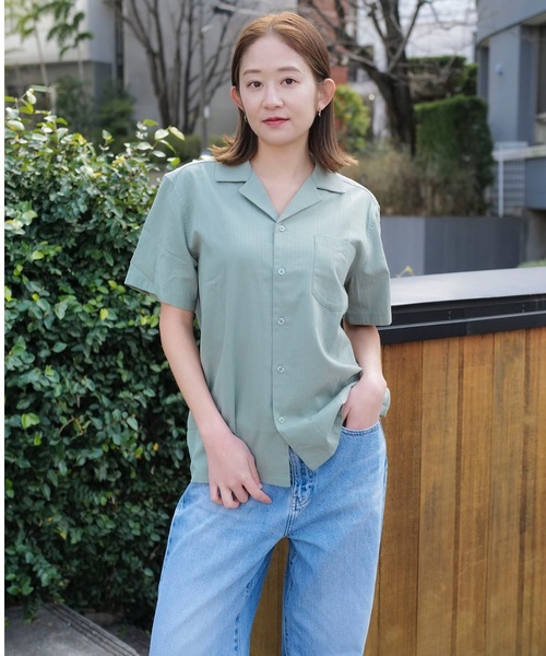 BANKS(バンクス)の「SS SHIRT/BANKS JOURNAL/バンクスジャーナル 無地半袖Tシャツ(シャツ/ブラウス・メンズ・ライトグレー/グリーン系その他/ダークブラック・X-LARGE/LARGE/MEDIUM)」の13枚目の写真