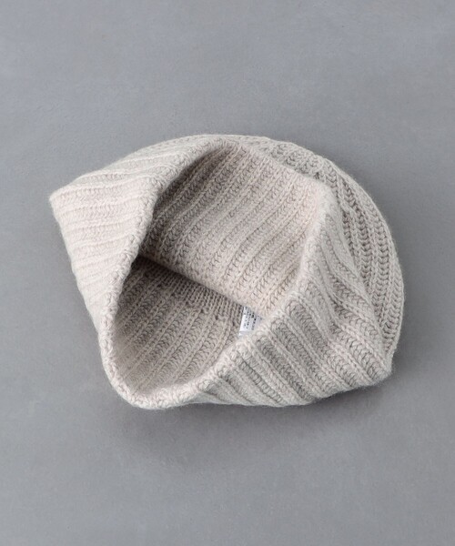 UNITED ARROWS（ユナイテッドアローズ）の「アゼ ニットキャップ（ニットキャップ/ビーニー・レディース・ブラック/ブラウン/ダークグレー/ベージュ・FREE）」の11枚目の写真