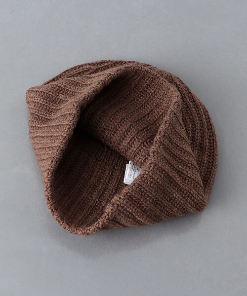 UNITED ARROWS（ユナイテッドアローズ）の「アゼ ニットキャップ（ニットキャップ/ビーニー・レディース・ブラック/ブラウン/ダークグレー/ベージュ・FREE）」の21枚目の写真