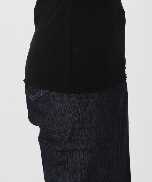 B.C STOCK(ベーセーストック)の「《追加》シアータートルプルオーバー(Tシャツ/カットソー・レディース・ブラック/ホワイト/グレー・FREE)」の14枚目の写真
