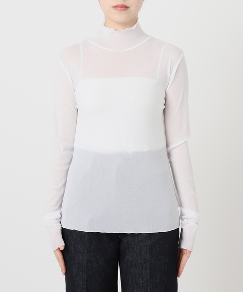 B.C STOCK(ベーセーストック)の「《追加》シアータートルプルオーバー(Tシャツ/カットソー・レディース・ブラック/ホワイト/グレー・FREE)」の19枚目の写真