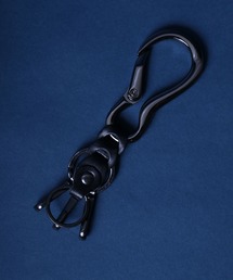 ANPAS（アンパス）の「MADE IN JAPAN Real Leather Metal Carabiner Key Ring/日本製 栃木レザー キーホルダー キーケース カラビナ メンズ レディース メタル（キーケース/キーアクセサリー）」