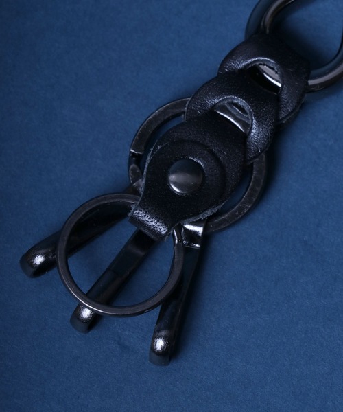 ANPAS(アンパス)の「MADE IN JAPAN Real Leather Metal Carabiner Key Ring/日本製 栃木レザー キーホルダー キーケース カラビナ メンズ レディース メタル(キーケース/キーアクセサリー・メンズ・ブラック系その他2/ブラウン系その他2/ブラウン系その他3/ブラウン系その他4/ブラック系その他/ブラウン系その他・FREE)」の7枚目の写真
