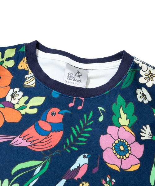 go slow caravan（ゴースローキャラバン）の「寝るまで気持ちいい総柄スムースプルオーバー（スウェット・メンズ・ネイビー/ブラック・MEDIUM/SMALL/LARGE/X-LARGE）」の16枚目の写真