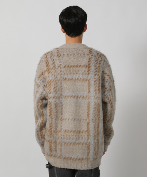 LAKOLE(ラコレ)の「シャギーチェックアソートカーデ / 137881(カーディガン/ボレロ・メンズ・ブラック/オレンジ/ベージュ・LARGE/MEDIUM)」の14枚目の写真