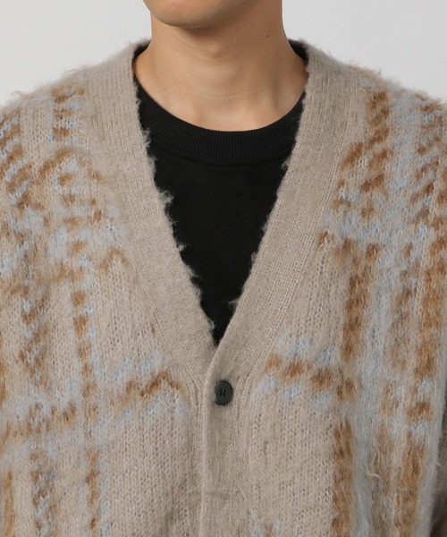 LAKOLE(ラコレ)の「シャギーチェックアソートカーデ / 137881(カーディガン/ボレロ・メンズ・ブラック/オレンジ/ベージュ・LARGE/MEDIUM)」の15枚目の写真