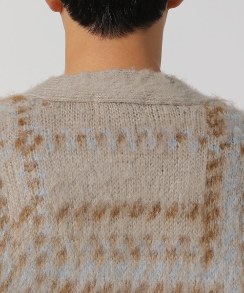 LAKOLE（ラコレ）の「シャギーチェックアソートカーデ / 137881（カーディガン/ボレロ・メンズ・ブラック/オレンジ/ベージュ・LARGE/MEDIUM）」の17枚目の写真