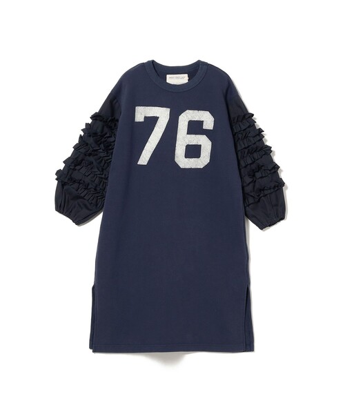 GO TO HOLLYWOOD（ゴートゥーハリウッド）の「GO TO HOLLYWOOD / 袖フリル ワンピース 2024FW（100～150cm）（ワンピース・キッズ・ネイビー/ライトグレー・SMALL/MEDIUM/LARGE）」の9枚目の写真