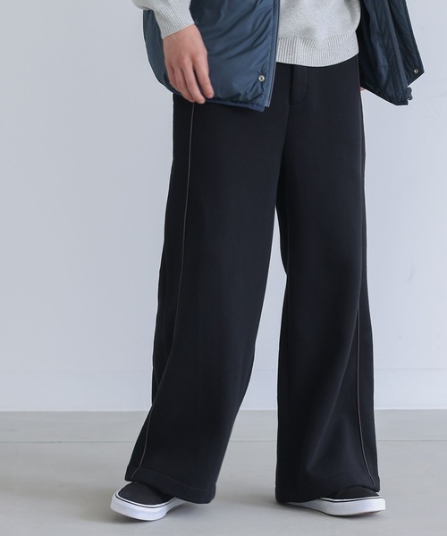 n'OrLABEL（ノアールレーベル）の「【SETUP対応】『裏起毛パイピングパンツ』（その他パンツ・メンズ・グレイッシュベージュ/ブラック・M/L）」の10枚目の写真