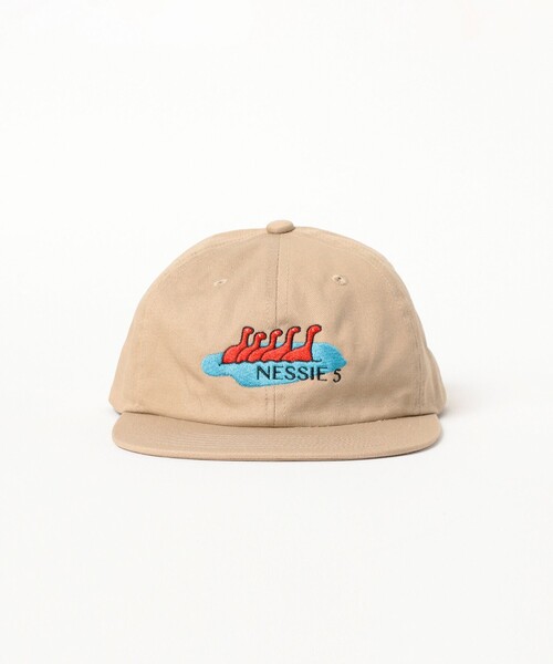 TOKYO CULTUART by BEAMS(トウキョウカルチャートバイビームス)の「DAISAK / NESSIE 5 CAP(キャップ・レディース・ベージュ/ブラック・ONE SIZE)」の6枚目の写真