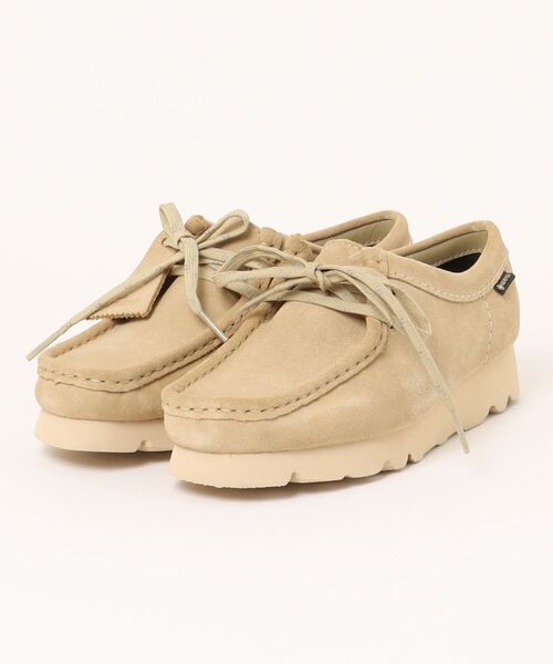 Clarks(クラークス)の「W WALLABEE GTX 26179259(モカシン/デッキシューズ・レディース・ベージュ・4h/4/3h/6/5h/5/3)」の11枚目の写真