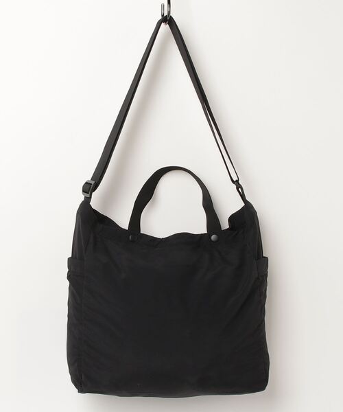 MT. RAINIER DESIGN(マウントレイニアデザイン)の「MT.RAINIER DESIGN パッカブルショルダートート バッグ(ショルダーバッグ・メンズ・ブラック/ベージュ・FREE)」の3枚目の写真
