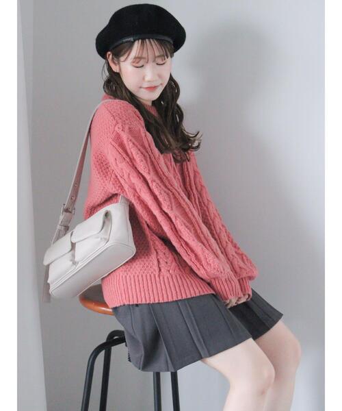 ehka sopo（エヘカソポ）の「ダブルポケットバッグ（ハンドバッグ・レディース・ベージュ/ブラック/シルバー・F）」の4枚目の写真