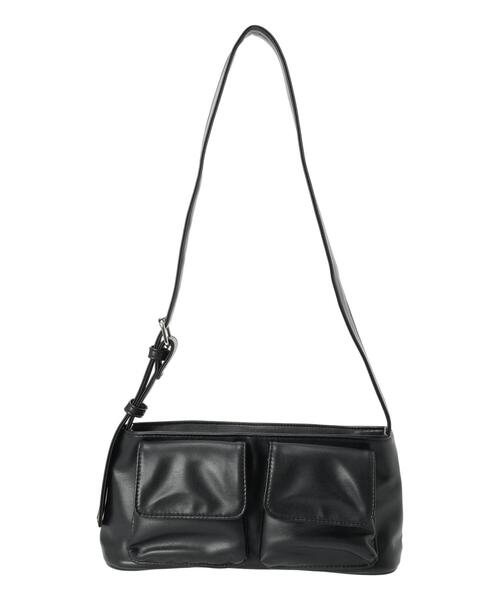 ehka sopo（エヘカソポ）の「ダブルポケットバッグ（ハンドバッグ・レディース・ベージュ/ブラック/シルバー・F）」の12枚目の写真