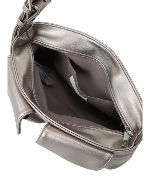 ehka sopo（エヘカソポ）の「ダブルポケットバッグ（ハンドバッグ・レディース・ベージュ/ブラック/シルバー・F）」の18枚目の写真