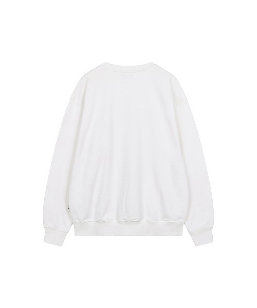 VIVASTUDIO（ビバスタジオ）の「キャットクルーネック / CAT CREW NECK（スウェット・メンズ・ホワイト/チャコール・X-LARGE/LARGE/MEDIUM/SMALL）」の6枚目の写真