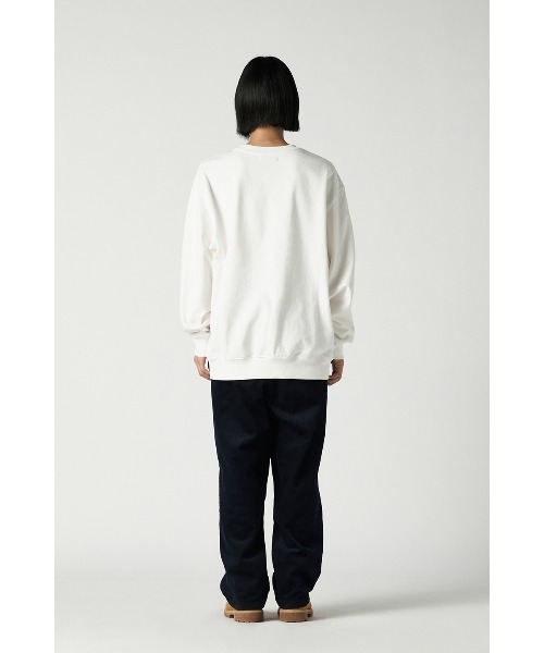 VIVASTUDIO（ビバスタジオ）の「キャットクルーネック / CAT CREW NECK（スウェット・メンズ・ホワイト/チャコール・X-LARGE/LARGE/MEDIUM/SMALL）」の13枚目の写真