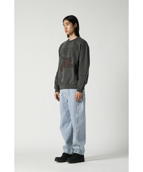 VIVASTUDIO（ビバスタジオ）の「キャットクルーネック / CAT CREW NECK（スウェット・メンズ・ホワイト/チャコール・X-LARGE/LARGE/MEDIUM/SMALL）」の21枚目の写真