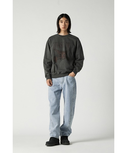 VIVASTUDIO（ビバスタジオ）の「キャットクルーネック / CAT CREW NECK（スウェット・メンズ・ホワイト/チャコール・X-LARGE/LARGE/MEDIUM/SMALL）」の19枚目の写真