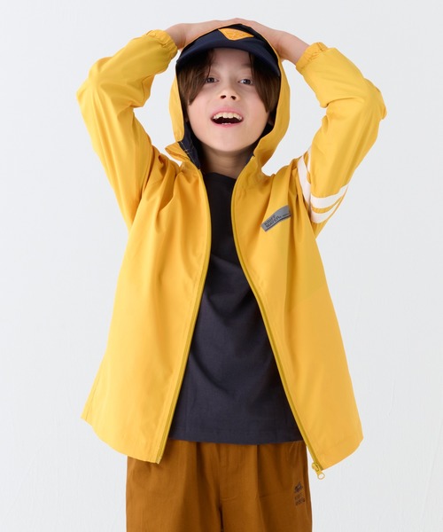 KRIFF MAYER Kid's Collection(クリフメイヤーキッズコレクション)の「【撥水・防汚】バッグタブルジャケット(ナイロンジャケット・キッズ・ネイビー/ブルーグリーン/イエロー/ブラック・160/150/140/130/120/170)」の9枚目の写真