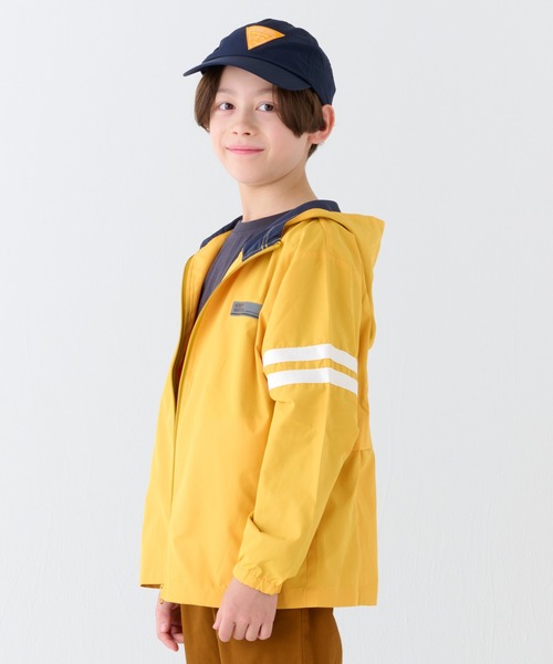 KRIFF MAYER Kid's Collection(クリフメイヤーキッズコレクション)の「【撥水・防汚】バッグタブルジャケット(ナイロンジャケット・キッズ・ネイビー/ブルーグリーン/イエロー/ブラック・160/150/140/130/120/170)」の10枚目の写真