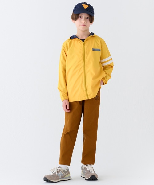 KRIFF MAYER Kid's Collection(クリフメイヤーキッズコレクション)の「【撥水・防汚】バッグタブルジャケット(ナイロンジャケット・キッズ・ネイビー/ブルーグリーン/イエロー/ブラック・160/150/140/130/120/170)」の12枚目の写真