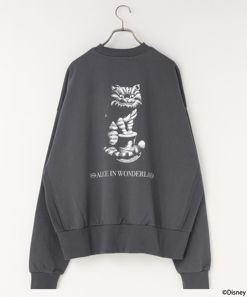 LOWRYS FARM（ローリーズファーム）の「ALICEバックプリントウラケ 208913（スウェット・レディース・チャコールグレー/グレー・FREE）」の6枚目の写真
