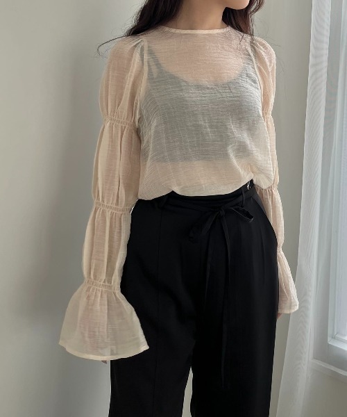ブラウス シャツ MAMLUK SLEEVE BLOUSE/マムルークスリーブブラウス レディース MAMLUK SLEEVE BLOUSE/マムルークスリーブブラウス（シャツ