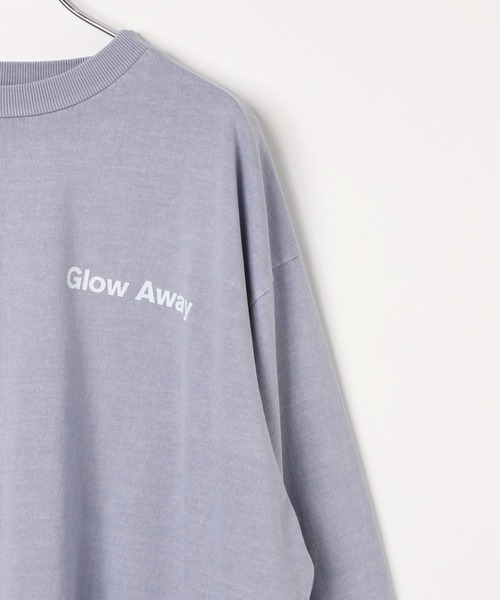 BAYFLOW（ベイフロー）の「[ゆるっと着られるオーバーサイズ]ピグメントロゴロングスリーブT（Tシャツ/カットソー・レディース・チャコール/ピンク/アイボリー/ブルー・SMALL/MEDIUM）」の22枚目の写真