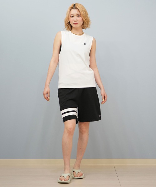Hurley （ハーレー）の「Hurley/ハーレータンクトップラッシュガード/水陸両用/UVケア WSRG251004（タンクトップ・レディース・ブラック/ホワイト・S/M）」の16枚目の写真