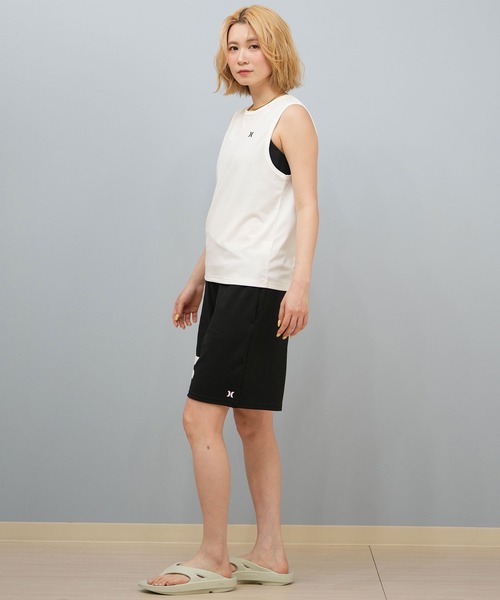Hurley （ハーレー）の「Hurley/ハーレータンクトップラッシュガード/水陸両用/UVケア WSRG251004（タンクトップ・レディース・ブラック/ホワイト・S/M）」の17枚目の写真