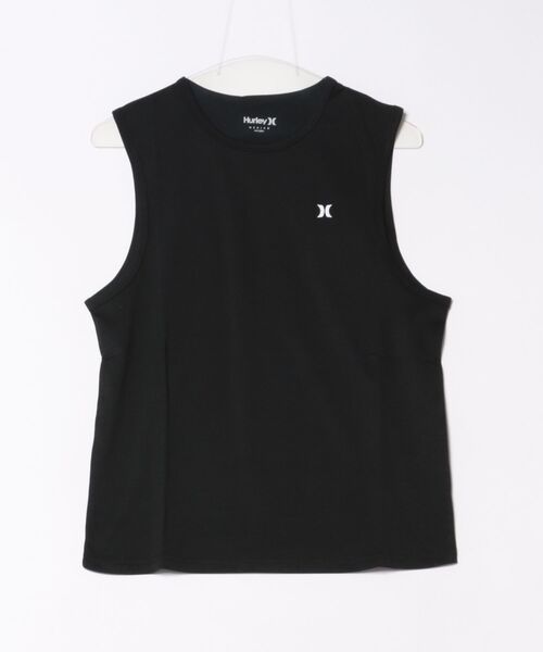 Hurley （ハーレー）の「Hurley/ハーレータンクトップラッシュガード/水陸両用/UVケア WSRG251004（タンクトップ・レディース・ブラック/ホワイト・S/M）」の7枚目の写真