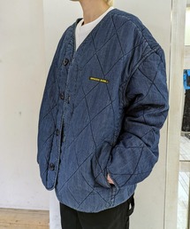 GREEN BOWL | グリーンボウル【GREEN BOWL】Liner Denim Jacket(ノーカラージャケット)