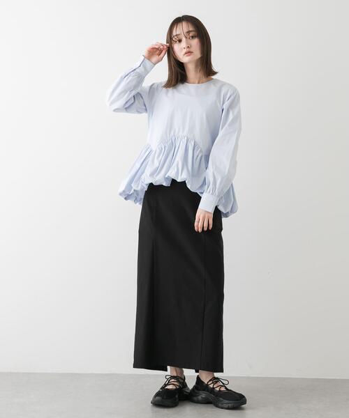 SENSE OF PLACE by URBAN RESEARCH（センスオブプレイスバイアーバンリサーチ）の「ストレッチタイトスカート（スカート・レディース・ブラック/ライトベージュ/ネイビー・SMALL/MEDIUM/LARGE）」の11枚目の写真