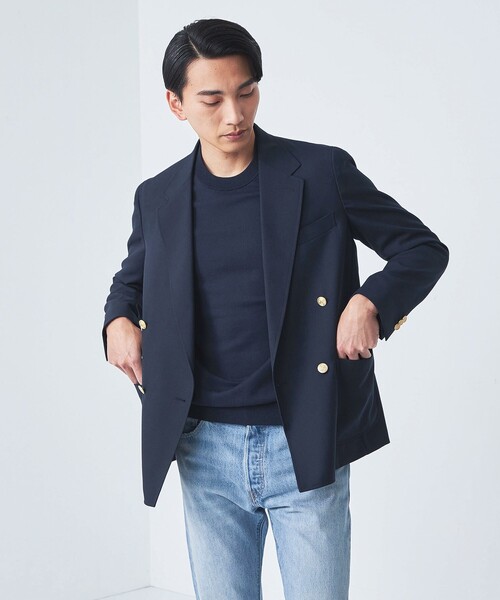 クリアコットン テンジク クルーネック ニット（ニット/セーター）｜green label relaxing（グリーンレーベルリラクシング）