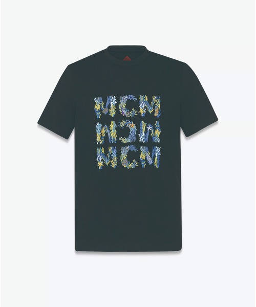 アクアティック ロゴ Tシャツ - オーガニックコットン（Tシャツ/カットソー）｜MCM（エムシーエム）