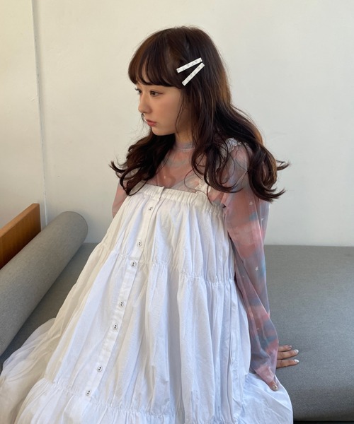 poiregnee（ポワニェ）の「［select］スターヘアクリップ 2個セット（ヘアピン・レディース・アイボリー/ブラック/グレー・FREE）」の5枚目の写真